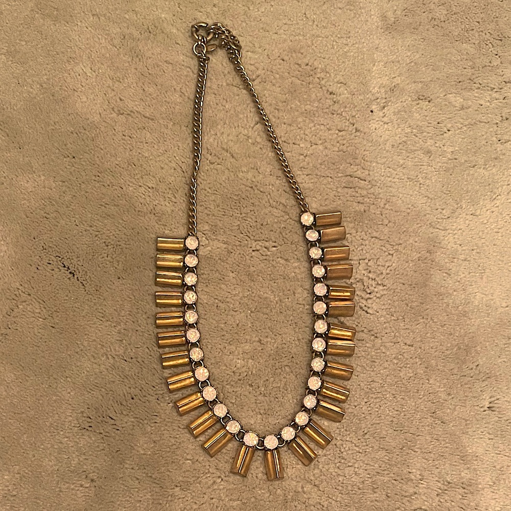 J Crew Chunky Opaline Drop Necklace